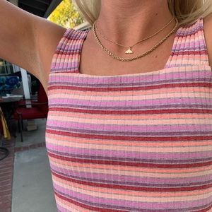 STRIPPED AMERICAN EAGLE TANK TOP🍭